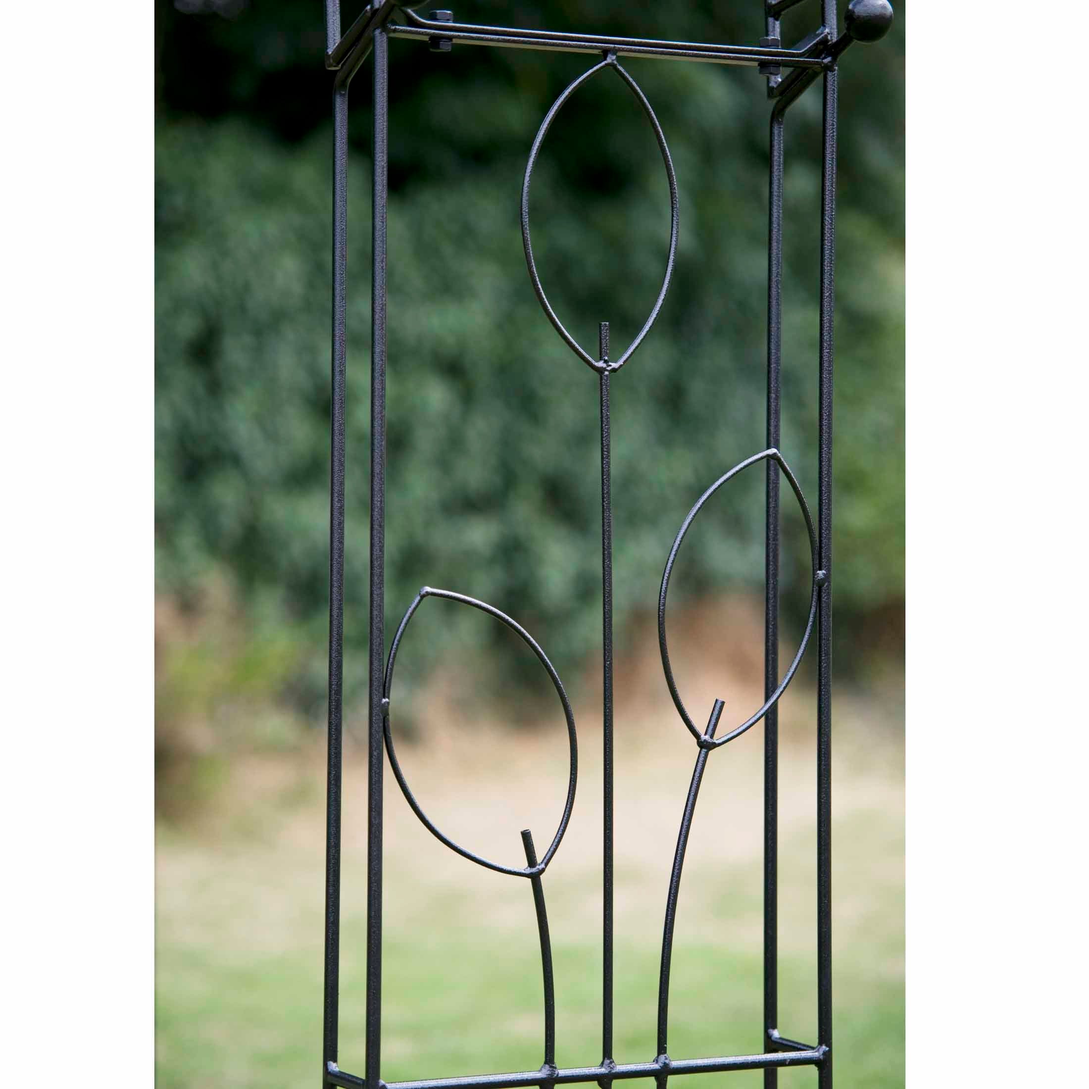 Flower Ogee Steel Garden Arch - The Orchard Home and Gifts